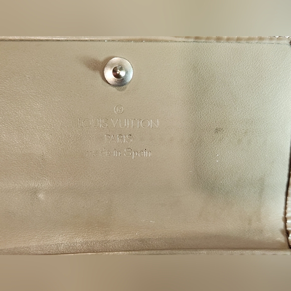 Louis Vuitton Epi Leather Poivre 6 Ring Key Holder Pepper Card Gray Case Cles - Picture 6 of 10